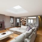 Modern, airy attic living room, perfect for creating a luxurious space.